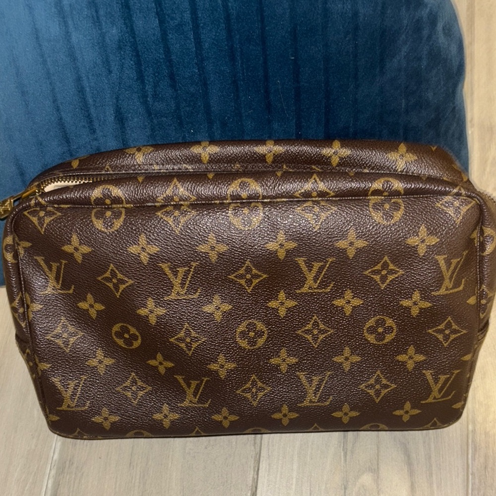 Louis Vuitton Brown Monogram Toiletry Bag